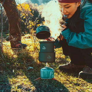Experience the Great Outdoors with Widesea Heat-Collecting Outdoor Camping Cookware Set