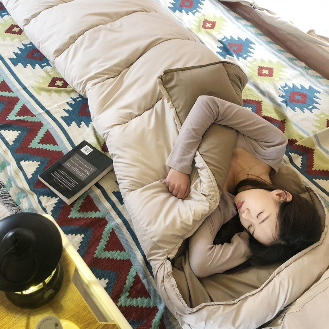 Thick Waterproof Cotton Four Seasons Camping Sleeping Bag