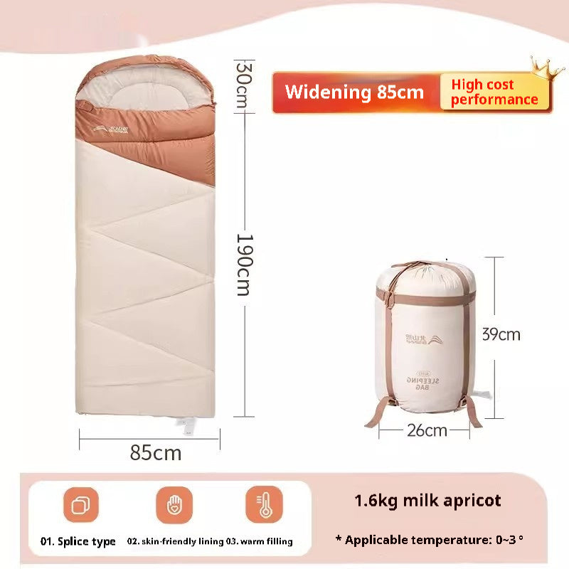 Thickened Warm Outdoor Camping Sleeping Bag