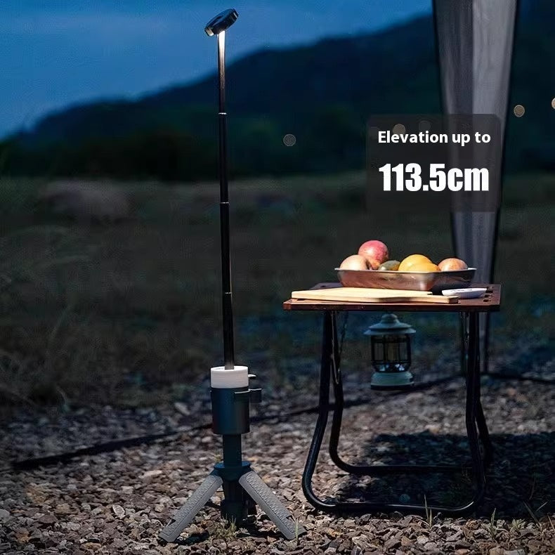 Portable Multi-Functional Aluminum Camping Lantern With Stand