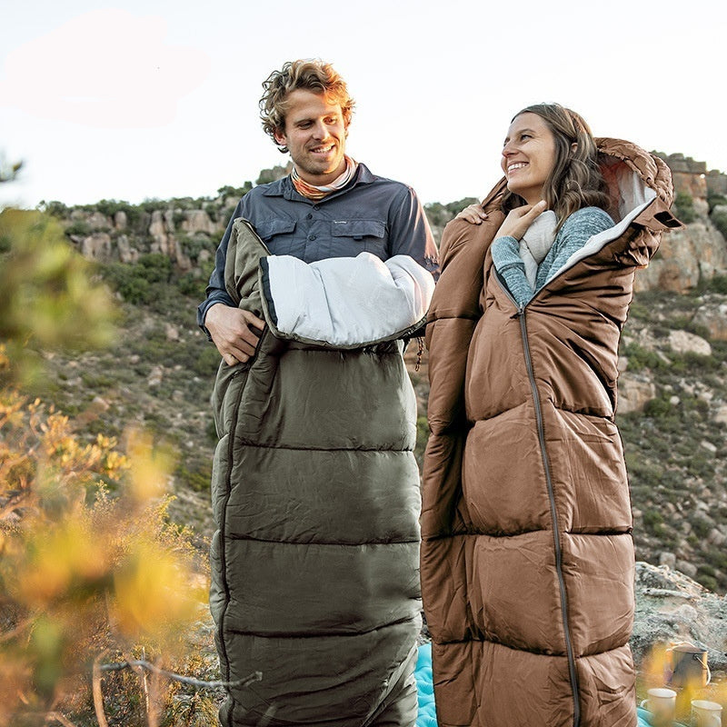 Naturehike Double Hooded Envelope Sleeping Bag For Camping