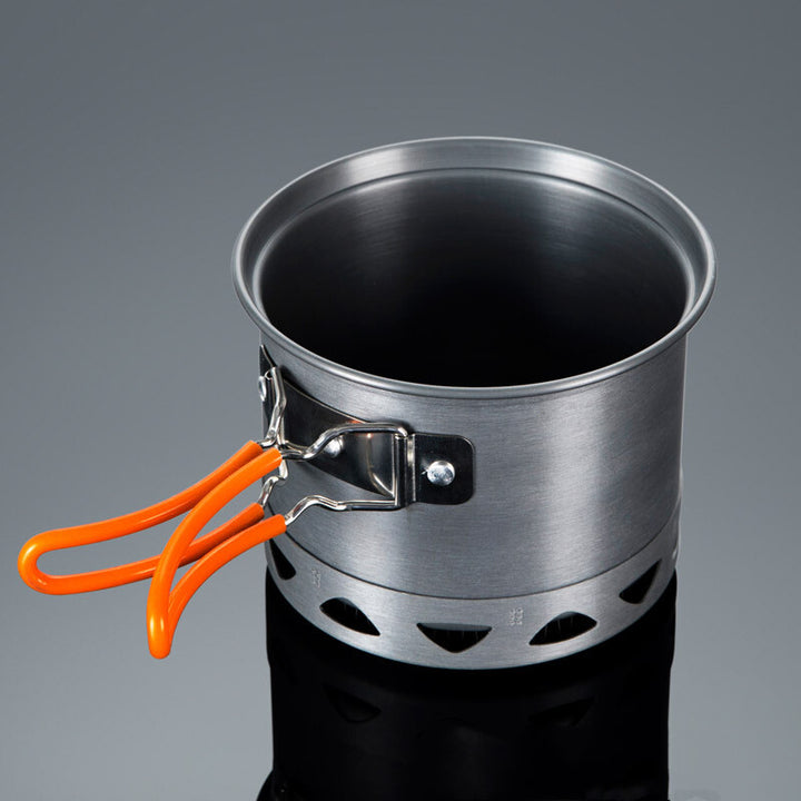 Outdoor Heat-Collecting Single Pot Camping Cookware