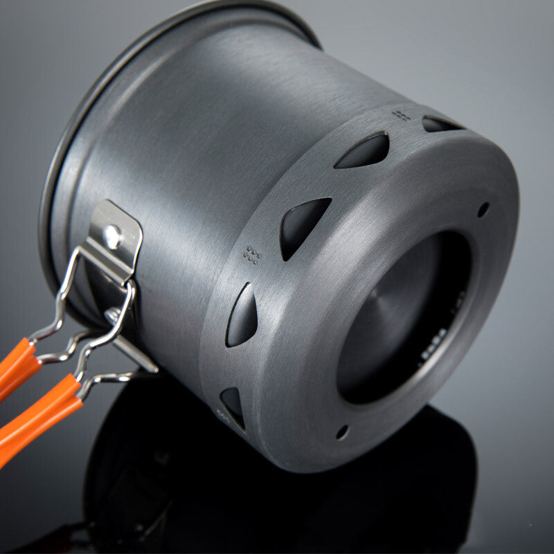 Outdoor Heat-Collecting Single Pot Camping Cookware