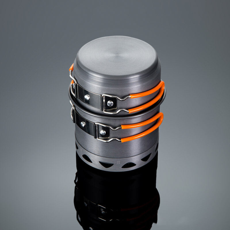 Outdoor Heat-Collecting Single Pot Camping Cookware