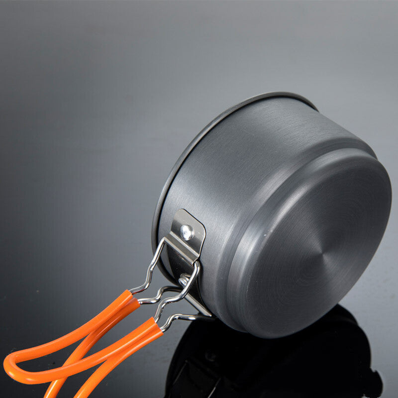 Outdoor Heat-Collecting Single Pot Camping Cookware