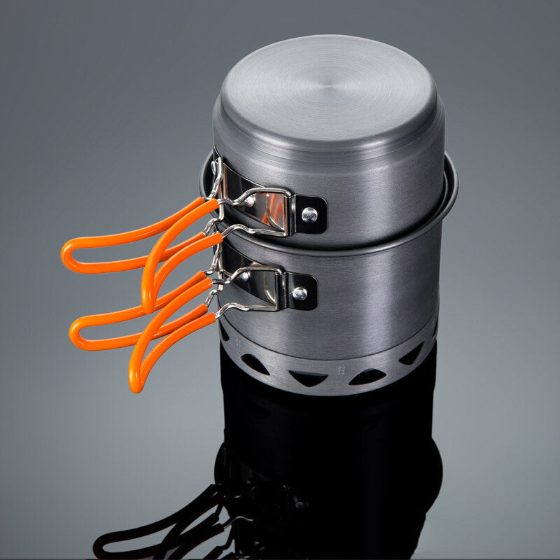 Outdoor Heat-Collecting Single Pot Camping Cookware