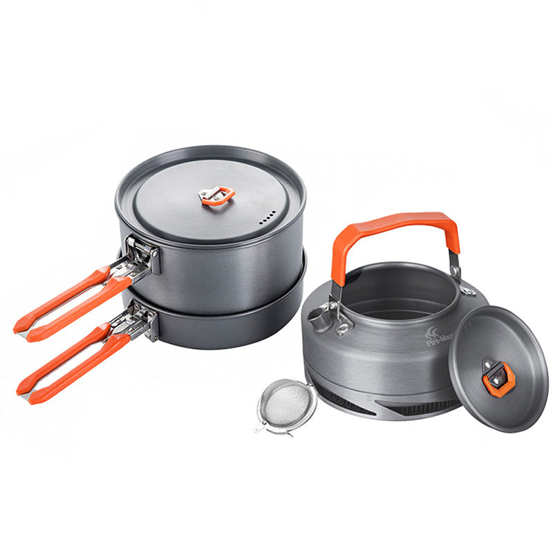Portable Outdoor Camping Cookware Heat Set