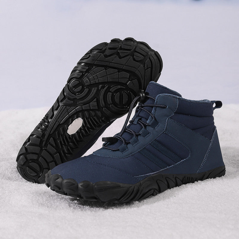 High-Top Snow Hiking Boots Warm Velvet Lined