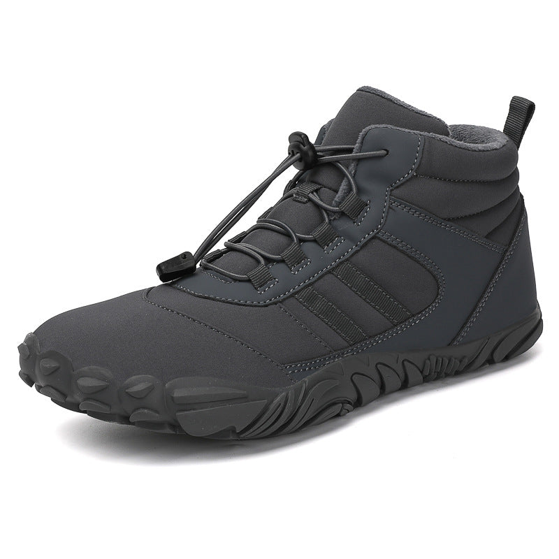 High-Top Snow Hiking Boots Warm Velvet Lined