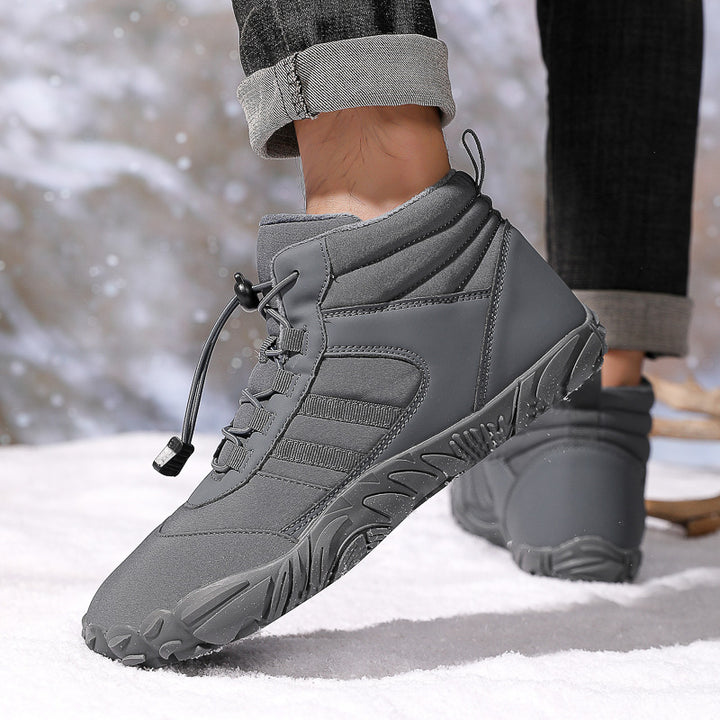 High-Top Snow Hiking Boots Warm Velvet Lined
