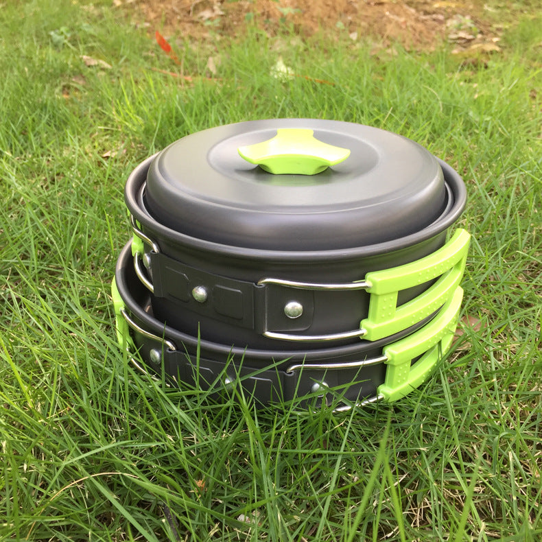 Outdoor Camping Cookware Set For 1-2 People