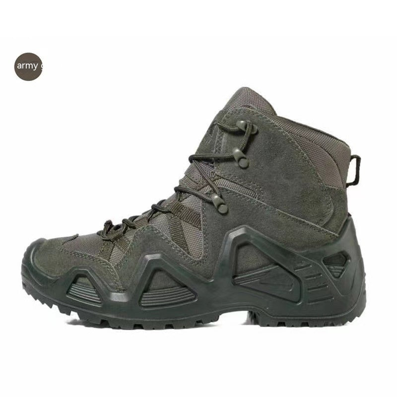 Mid-High Military Combat Hiking Training Boots