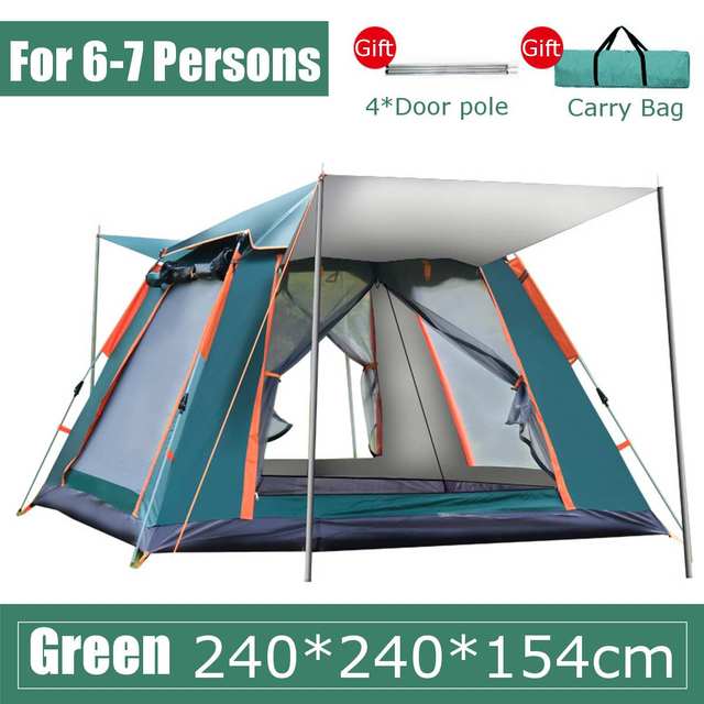 Automatic Quick-Open Outdoor Beach Camping Tent Rainproof