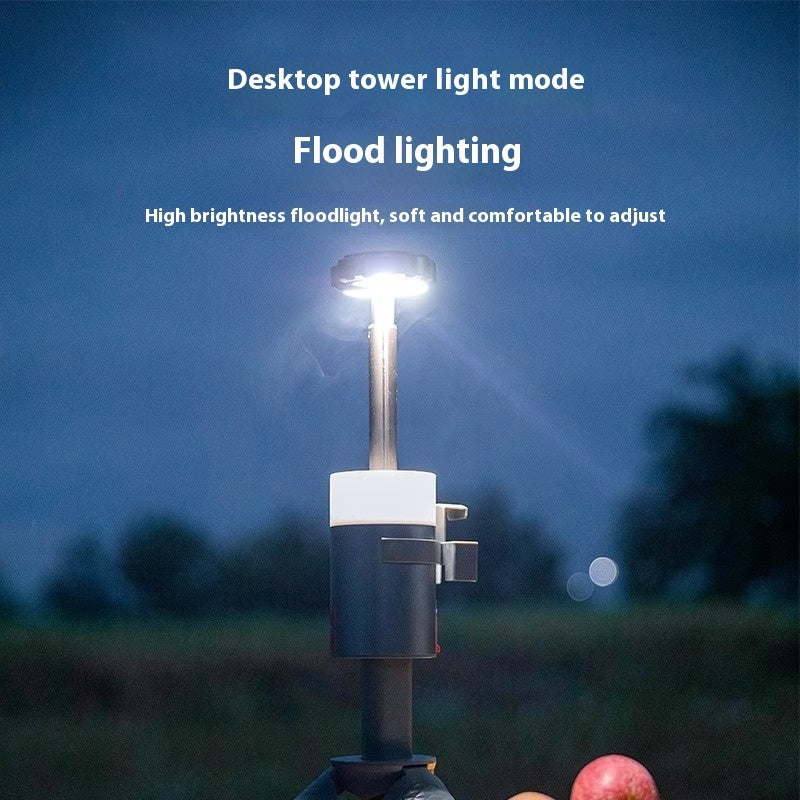 Portable Multi-Functional Aluminum Camping Lantern With Stand