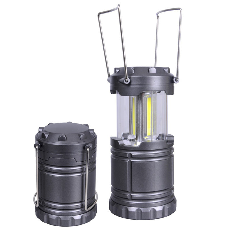 COB LED Portable Telescopic Camping Lantern With Hook