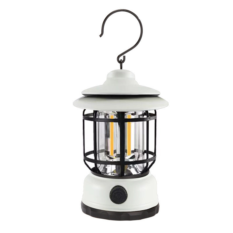Vintage Revolving Rechargeable Outdoor Camping Lantern