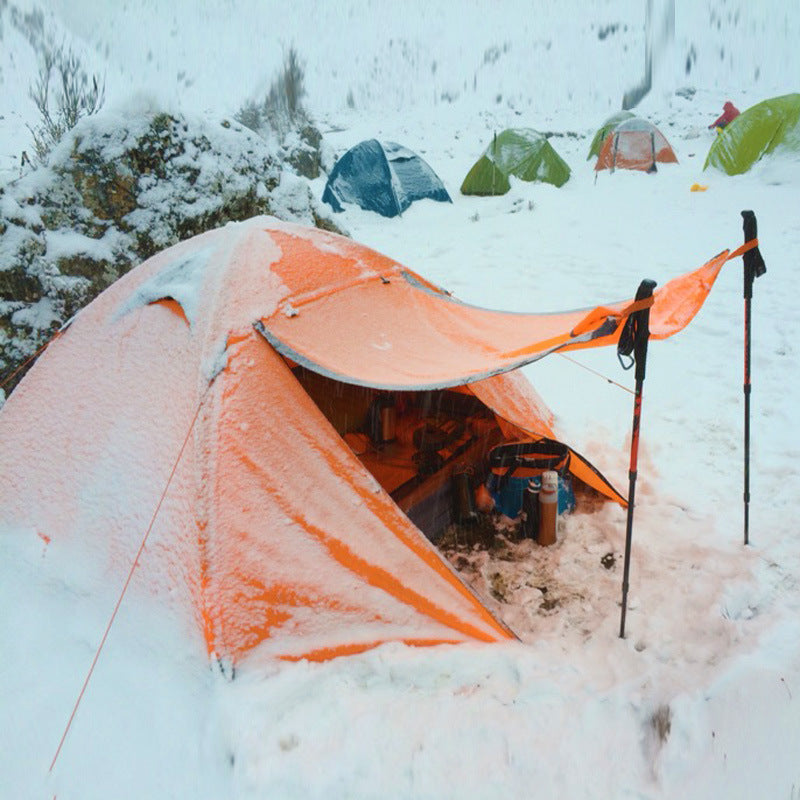Double-Person Aluminum Pole Anti-Storm Camping Tent