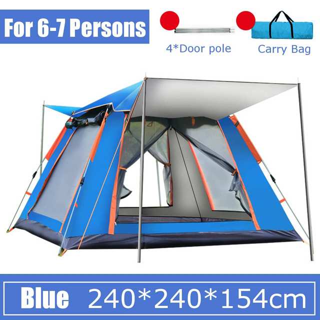 Automatic Quick-Open Outdoor Beach Camping Tent Rainproof