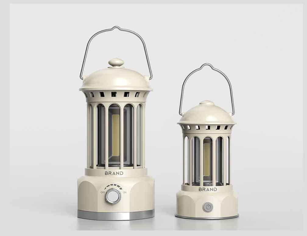 Vintage USB Rechargeable Outdoor Camping Lantern Light