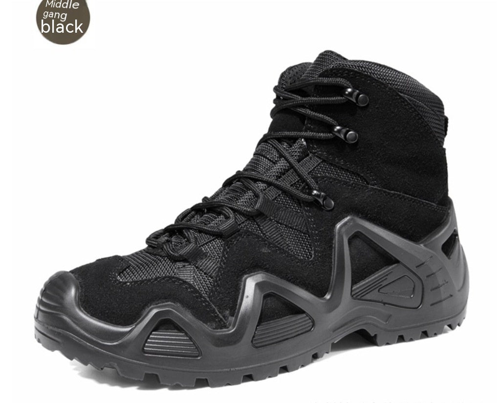 Mid-High Military Combat Hiking Training Boots