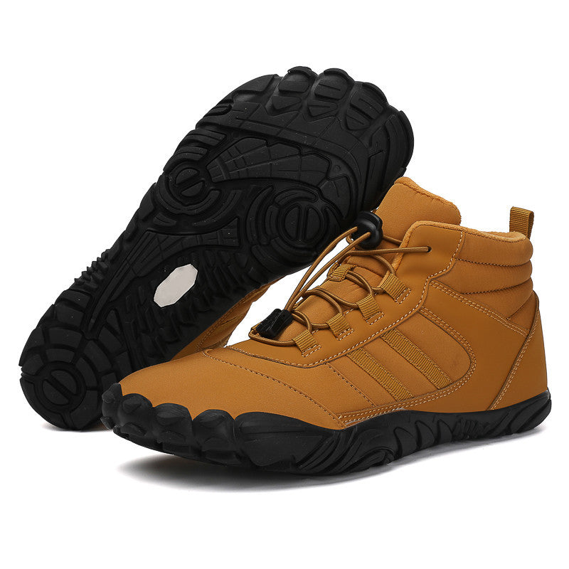 High-Top Snow Hiking Boots Warm Velvet Lined