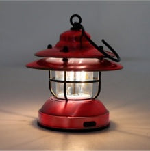 Retro USB Rechargeable Outdoor Camping Gas Lantern L-088