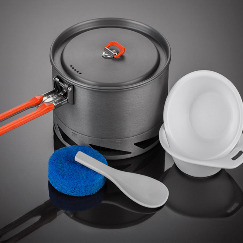Camping Cookware Set Heat Exchanger Pot Kettle