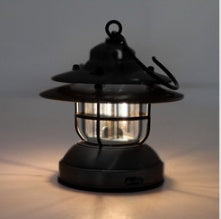 Retro USB Rechargeable Outdoor Camping Gas Lantern L-088