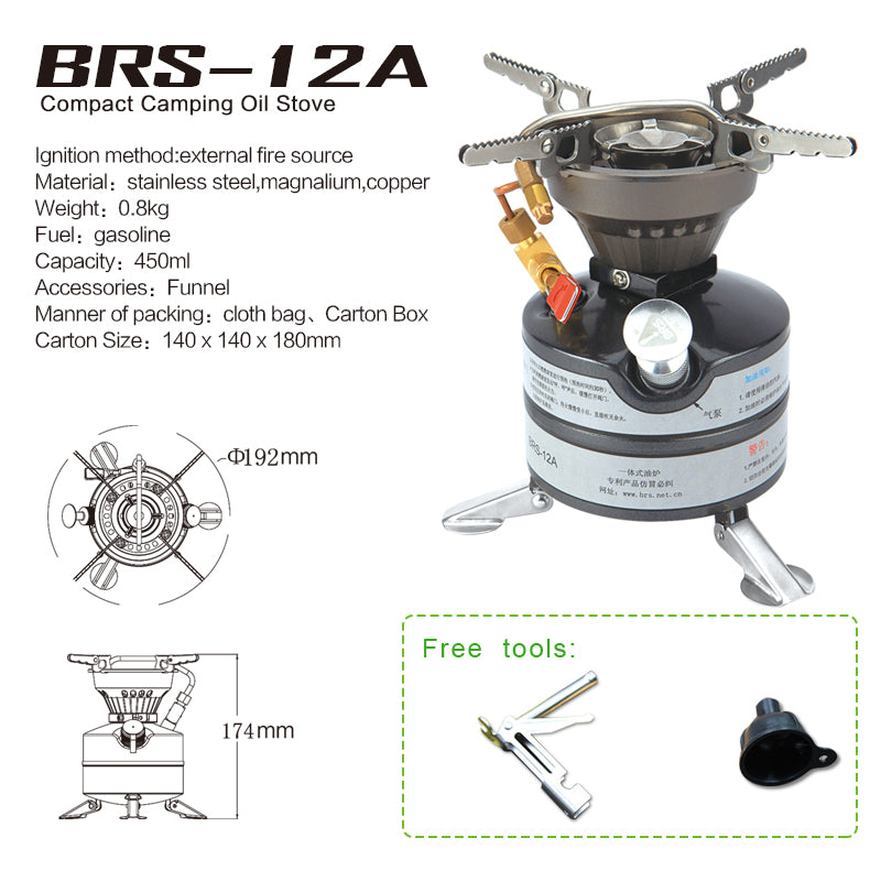 Field Heavy-Duty Gasoline Camping Stove For Outdoors