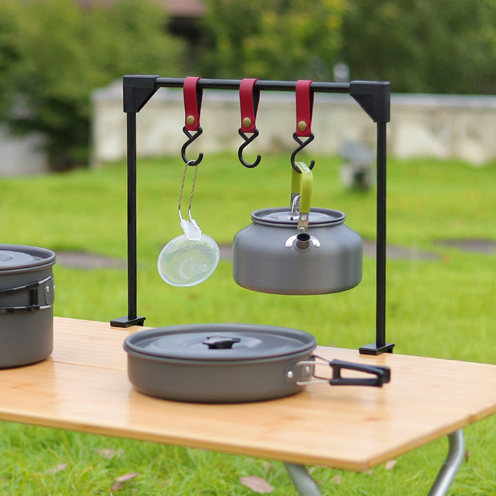 Adjustable Camping Desk Clamp Hanging Rack For Cookware