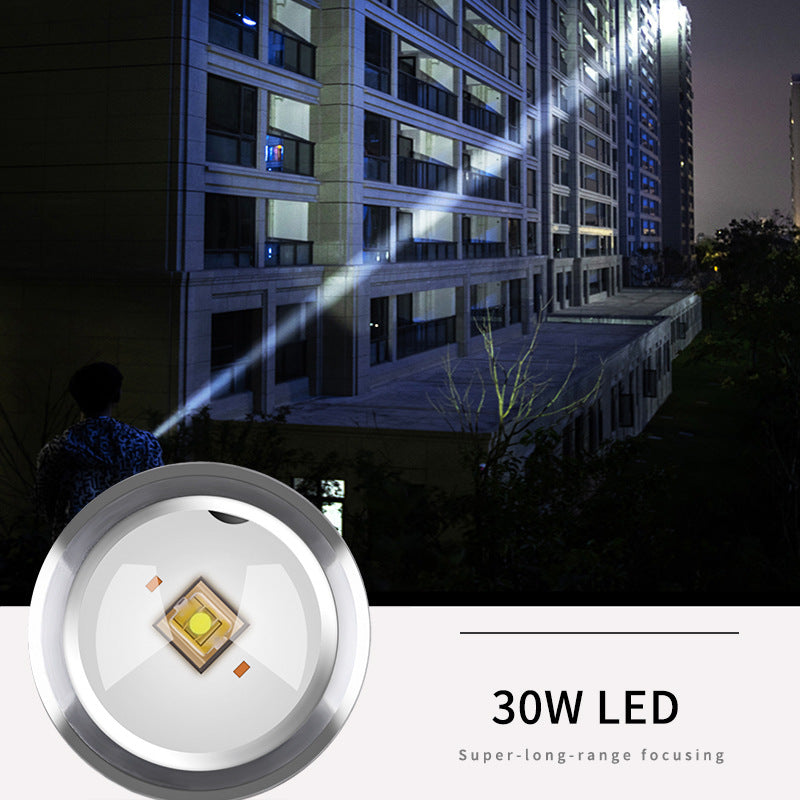 Laser UV Flashlight Waterproof Rechargeable LED Pocket Lamp