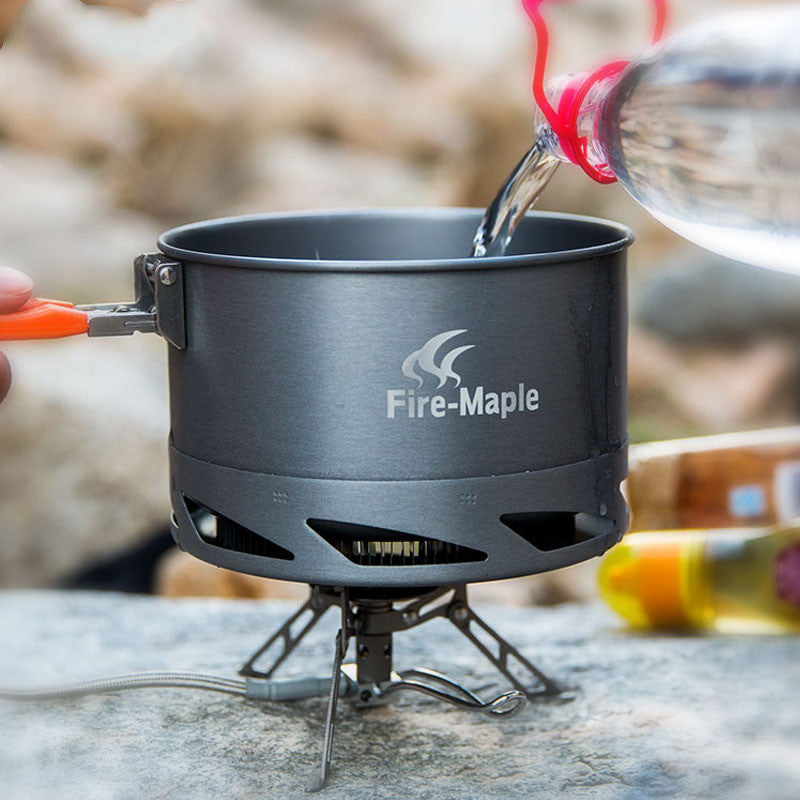 Camping Cookware Set Heat Exchanger Pot Kettle