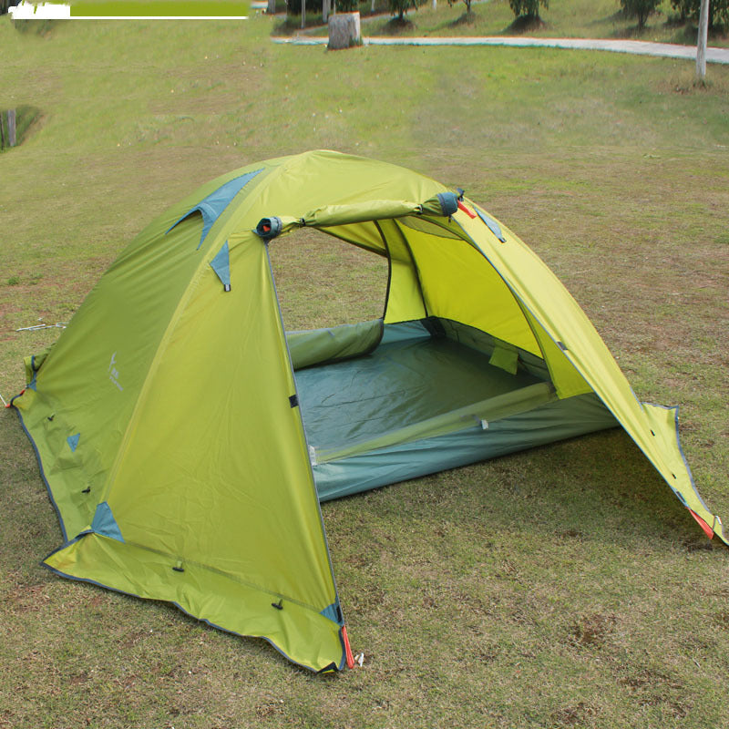 Double-Person Aluminum Pole Anti-Storm Camping Tent