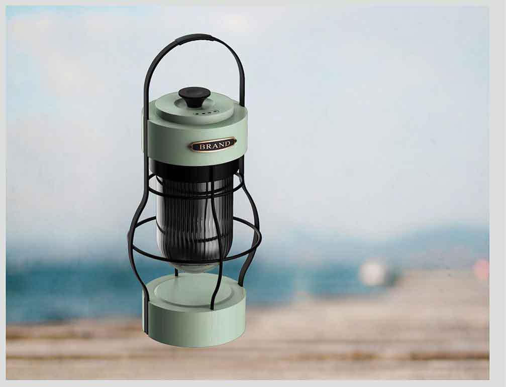 Vintage USB Rechargeable Outdoor Camping Lantern Light